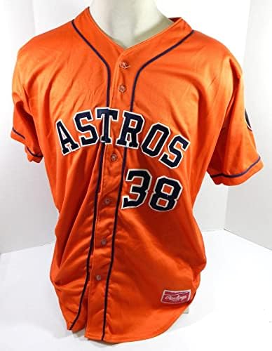 Greeneville Astros 38 Játékban Használt Narancssárga Mez 46 DP32947 - Játék Használt MLB Mezek