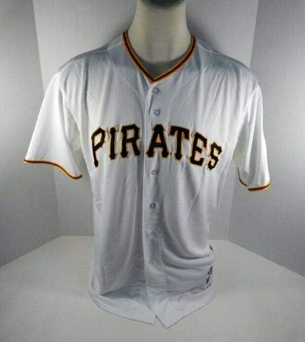 2015 Pittsburgh Pirates Tyler Glasnow Játék Kiadott Fehér Jersey PITT33249 - Játék Használt MLB Mezek