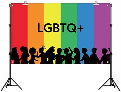 LGBTQ+ Meleg Büszkeség Hátteret Büszkeség Zászló Dekoráció Büszkeség Gobelin Meleg Büszkeség Napja Hónap Felvonulás