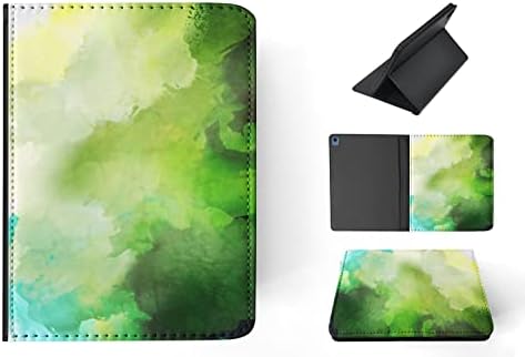 Zöld Akvarell 81 FLIP Tabletta ESETBEN Fedezi az Apple IPAD AIR (2020) (4. GEN) / IPAD AIR (2022) (5 GEN)