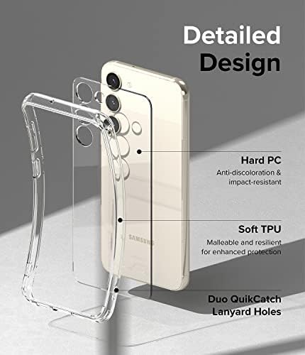 Ringke Fusion [Jelenítse meg A Természetes Szépség] Kompatibilis a Samsung Galaxy S23 Plusz az Esetben, Világos, 5G