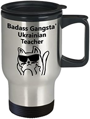 Kemény Gangsta' Ukrán Tanár Kávés Bögre