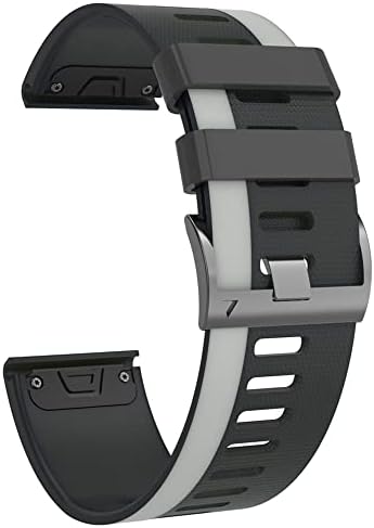 FEHAUK 26 22mm Quick Fit Watchband A Garmin Fenix 6X 6 Pro 5X 5 + 3 HR 935 Enduro Szíjak, Szilikon Easyfit gyorskioldó