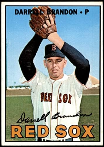 1967 Topps 117 xDI Darrell Brandon Boston Red Sox (Baseball Kártya) (Nem gyenge DI sky) VG/EX Red Sox