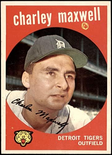 1959 Topps 481 Charley Maxwell Detroit Tigers (Baseball Kártya) NM+ Tigris