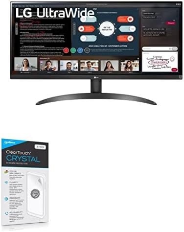 BoxWave képernyővédő fólia Kompatibilis LG 29 Monitor (29WP500) - ClearTouch Kristály (2 Csomag), HD Film, Bőr - Pajzsok