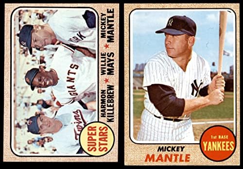 1968 Topps New York Yankees Közelében Csapat Set New York Yankees (Set) EX/MT+ Yankees