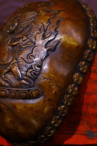 7 Tibeti Templom Gyűjtemény Régi Tibeti Ezüst Mozaik Bronz Koponya Vajra Buddha Gabala Tál Buddhista Lelet Városi Ház