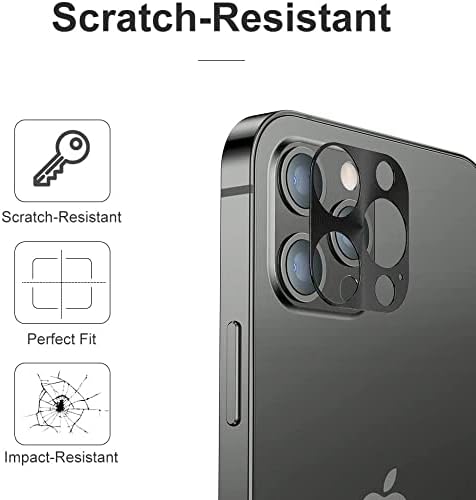 iPhone Kamera Lencséjét Védő - [2 Csomag] Uniwit Prémium Alumínium Ötvözetű Hátsó Kamera Lencséje Képernyő tok Pajzs