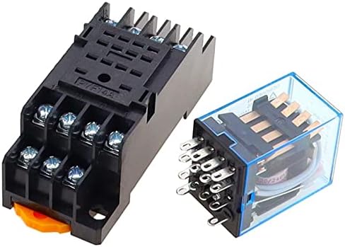 ANIFM Elektronikus Micro Mini Elektromágneses Relé, 5A 14PIN Tekercs 4DPDT a PYF14A Socket Bázis DC/AC 12V 24V 36V 48V