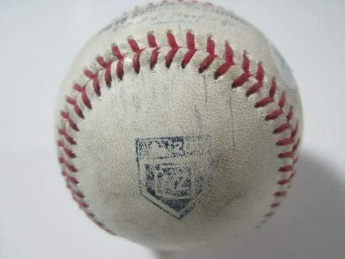 Vándorol Franco Tampa Bay aláírt ROMLB Tavaszi Képzési játék használt baseball SZÖVETSÉG - MLB Dedikált Baseball Játék,
