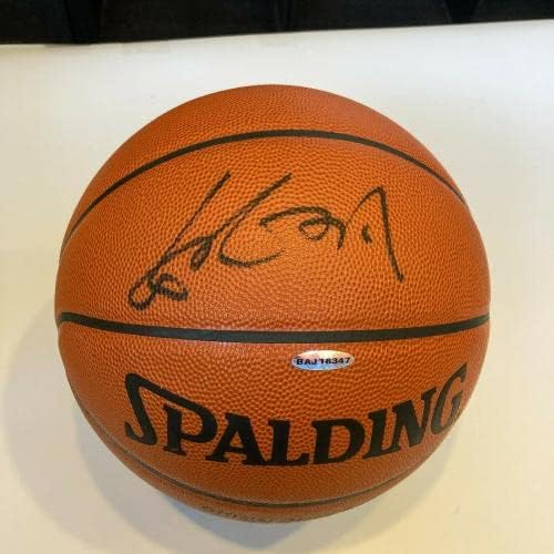 Yao Ming Aláírt Spalding NBA Hivatalos Játék Kosárlabda uda vagy Felső szint & SZÖVETSÉG - Dedikált Kosárlabda