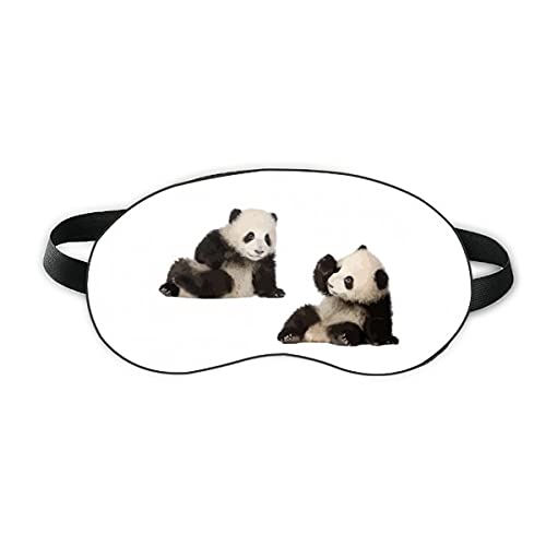 Játszik Partner Panda Együtt Aludni Szem Pajzs Puha Este Kendőt Árnyékba Borító