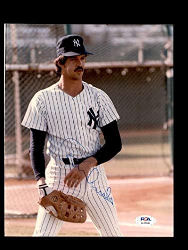 Ron Guidry PSA DNS Aláírt 8x10 Fotó Autogramot Yankees - Dedikált MLB Fotók