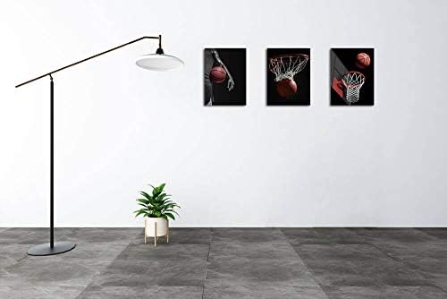 Kosárlabda Wall Art Sport Képet, Vászon Nyomtatás Fiúk Hálószoba, Nappali, Fali Dekor, Keretes Galéria Csomagolva Modern