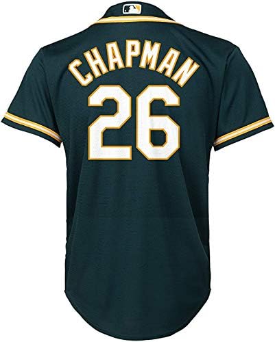 Matt Chapman Oakland Athletics 26 Zöld Fiatalok Király Bázis Alternatív Replika Jersey