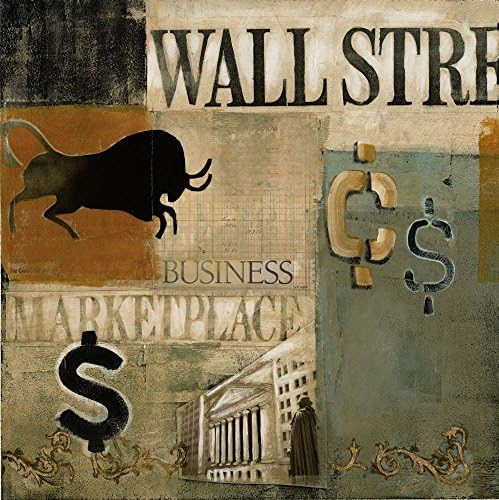 A Wall Street 1, 20x20in. (unstretched vászon)