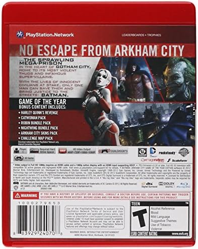 Batman: Arkham City - Game of the Year Edition (Korlátozott Engedély)