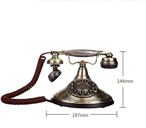 MEVIDA Európai Antik Telefon Retro Fém Test Otthoni Vezetékes Telefon