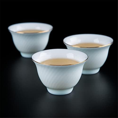 WIONC Kerámia teáscsésze Utazási Teás Készlet Drinkware Tea Csésze Levesestál Infúzió Tea Szertartás, Szabadtéri/home