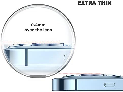 Zuslab Kamera Lencséjét Védő Kompatibilis az iPhone 11/11Pro/11Pro Max/12 mini/12/12Pro, Prémium Alumínium Ötvözet él
