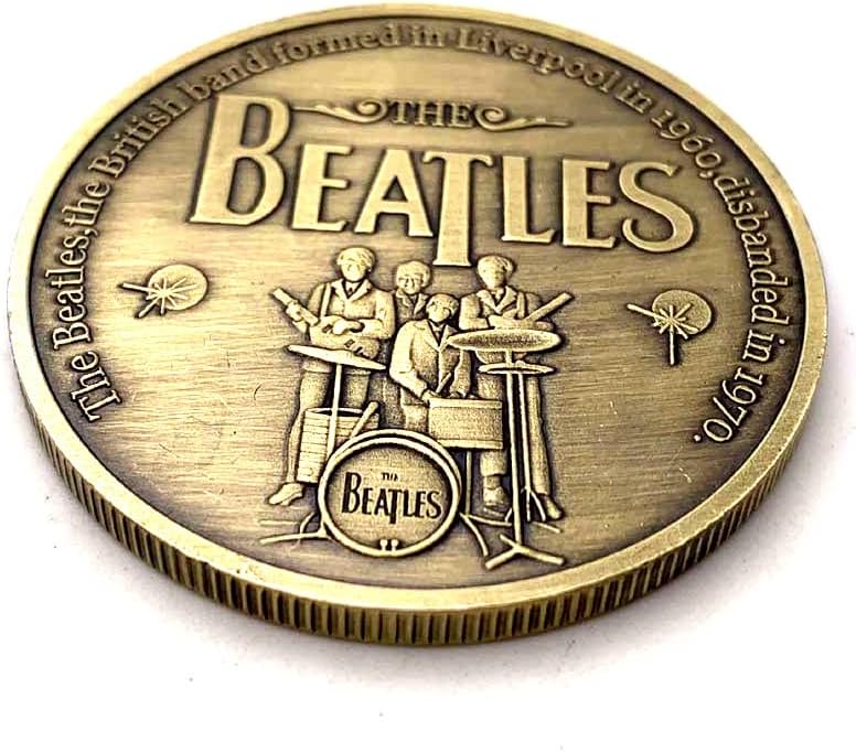 A Brit Rock Bandája, A Beatles Emlékérme Gyűjtemény Ősi Bronz Beatles Gitáros Érme