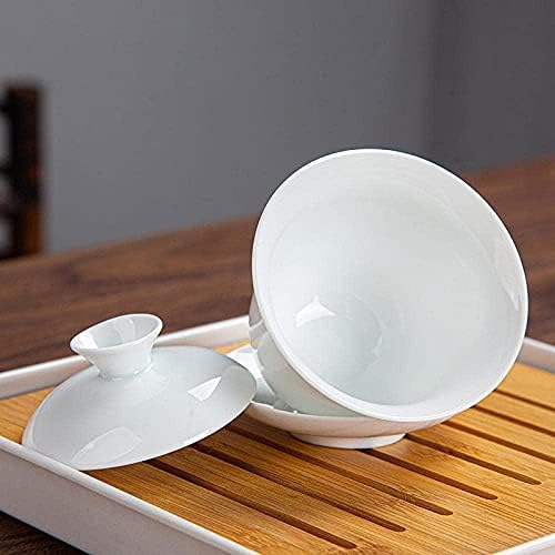 LIANXIAO - Fehér Porcelán Utazási Tea Csésze Tea Set Home Japán Hordozható Express Utas Csésze Tea Tanítás Szűrő, Hat