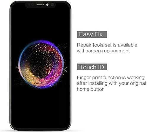Csere iPhone XR Képernyő 6.1 colos Fekete 3D-s Touch LCD Kijelző Keret Közgyűlés Javító Eszköz Otthoni vagy Műhely Csere(Modell