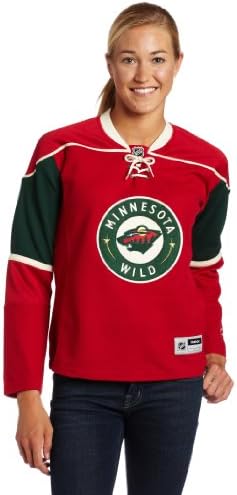 NHL Női Minnesota Wild Premier Mez, Piros, XX-Nagy