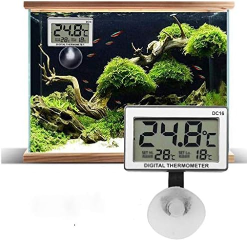 JAHH Szoba Hőmérő Akvárium Hőmérő Digitális akvárium Hőmérő, Nagy LCD Kijelző Stick-a Tartály Monitor Víz Terrárium