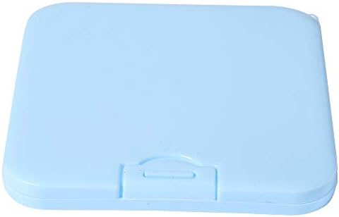 NERANENA Hajtogatott Tálca Műanyagból Készült, Carry-On Zseb Mérete 4.3 Hüvelyk (Kék)