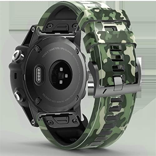 BEDCY 22mm 26mm Intelligens Karóra Szíj, A Garmin Fenix 7 7X 5 6 5X 6X Pro EPIX 3HR Nyomtatás Szilikon Smartwatch karkötő
