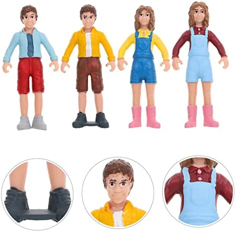 TOYANDONA 1 Állítsa Karakter Modell Játékok para Meninas Játék, a Fiúk Apró Emberek Figurák Beállítása az Emberek Kézzel