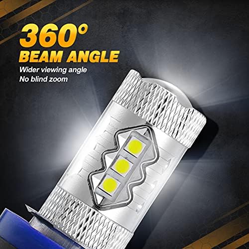 Auxbeam 9005 LED Izzók Csomag H11 H8 H9 Led Ködlámpa Izzó Max 50W teljesítményű 8000LM Rendkívül Fényes Xenon Fehér