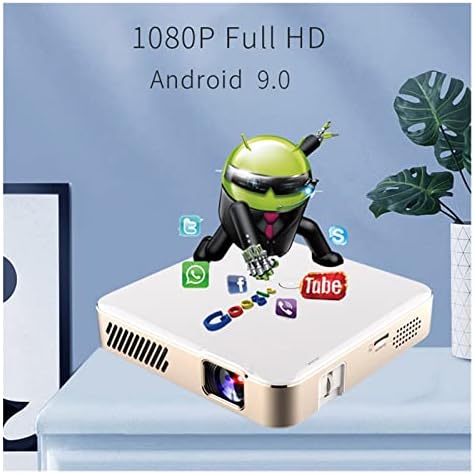 YBOS S350 Natív Full Hd 1920 X 1080p Smart Projektor Android 9.0 5G WiFi BT4.1 beépített 10500mAh Akkumulátor Otthon