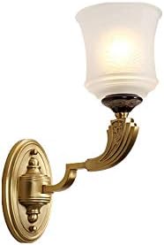 OZZKI Fali Lámpa Teljes Réz Nappali Fali Lámpa Elegáns, Egyszerű Folyosó Folyosó Fali Lámpa Multi-Function Egyetlen