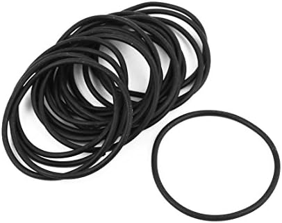 Aexit 20db Fekete Gumi 42mm x 1.9 mm hőállóság Nem - Olaj Ellenálló NBR Nitril Gumi O-Gyűrű Gumi Rudak Tömítő Gyűrű