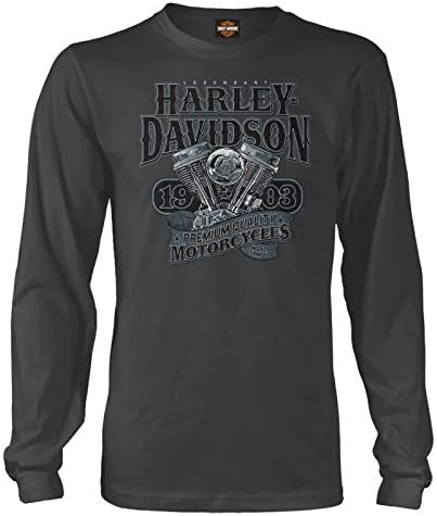 Harley-Davidson Katonai - Férfi Hosszú Ujjú Grafikus Póló - Tengerentúli Túra | Nagy V-Twin