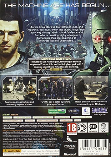 Binary Domain Limited Edition Játék (Xbox 360)