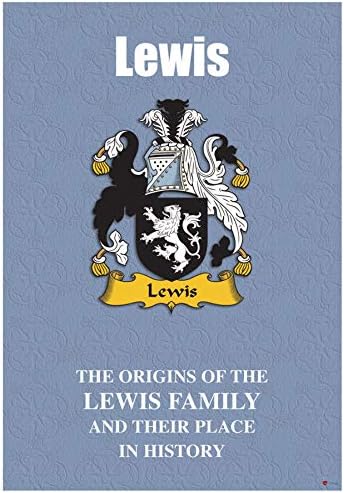 I LUV KFT Lewis angol Család Vezetékneve Történelem Füzet Rövid Történelmi Tények
