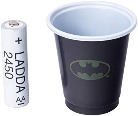 Ezüst Buffalo DC Comics Batman 20 Csomag Eldobható Mini Műanyag Parti Poharakból isszák, 2 Uncia
