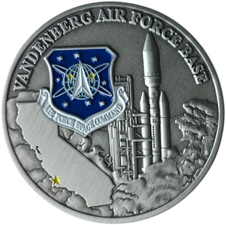 Egyesült Államok légiereje USAF Vandenberg légitámaszponton Lompoc California Kihívás Érme