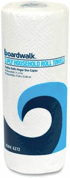 Boardwalk WPBWK6272 11 x 9. Konyhai papírtörlővel Törölköző - 2 Rétegű-Fehér - 85 Lap / Tekercs 30 Tekercs / karton