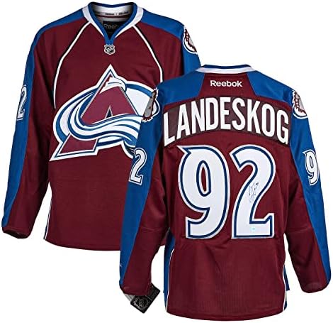 Gabriel Landeskog Colorado Avalanche Aláírt az Újonc Reebok Jersey - Dedikált NHL-Mezek