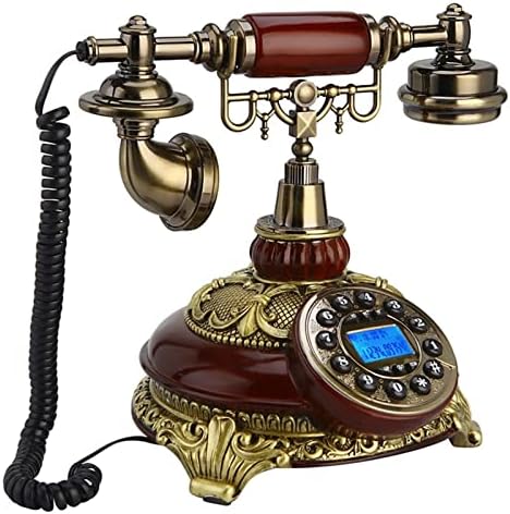 GaYouny Klasszikus Asztal Telefon Vezetékes Telefonvonal Dekoráció Iroda Retro Stílusú Amerikai Élő Európai Szoba Home