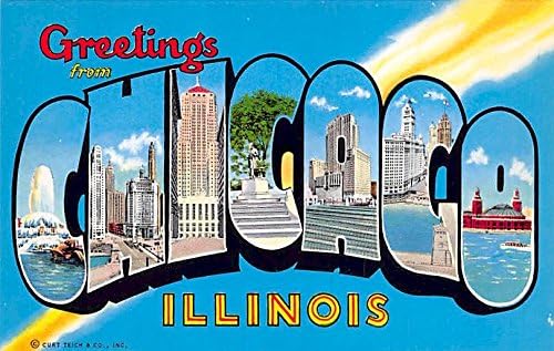 Üdvözlet, Illinois Képeslap