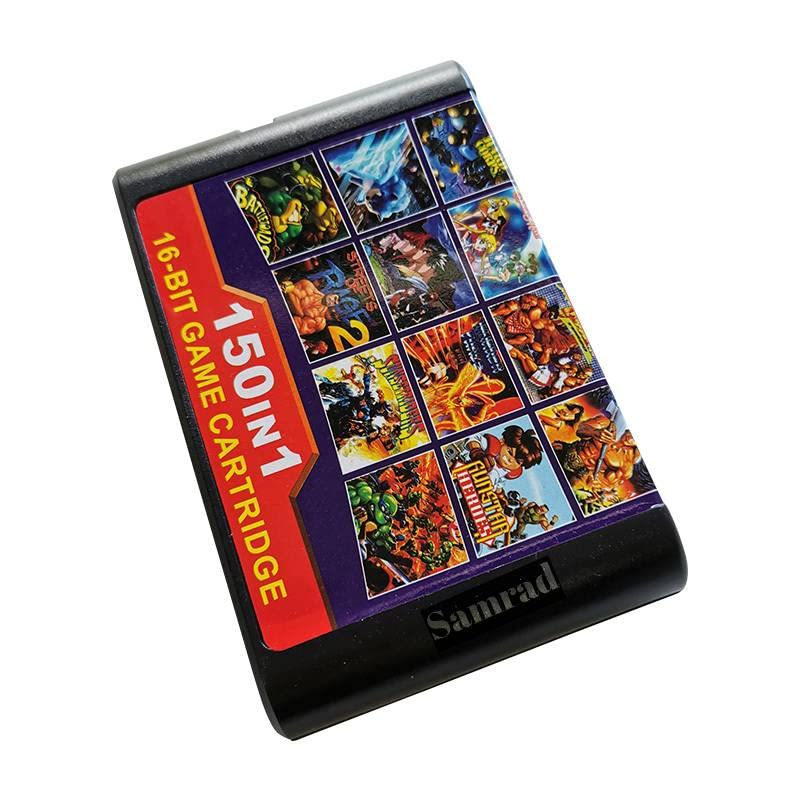Samrad Szuper Kártya 150 1 Multi Patron a Sega Genesis Mega Drive 16 Bites Játék Konzol