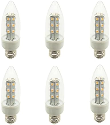 YDJoo E26 LED Izzó 3W Kukorica Izzók 30W Egyenértékű LED Gyertya Izzó Meleg Fehér 3000K E26 Közepes Bázis LED Csillár