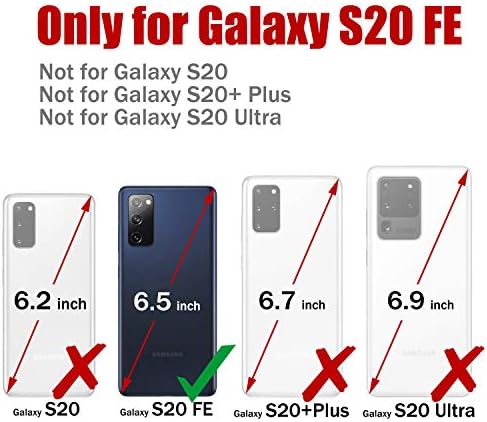 Samsung Galaxy S20 FE 5G Tárca burkolata, Mágneses Stand Flip Védő bőrtok Táska Stílus ID & Hitelkártya Birtokos Esetben