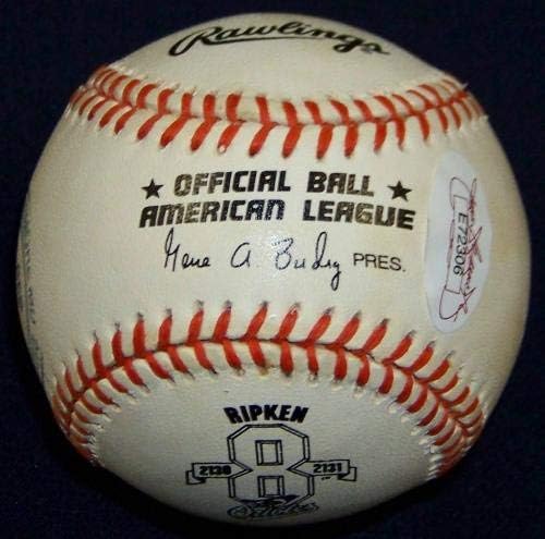 RITKA! Cal Ripken Ifjabb Aláírt Dedikált Lepecsételt & adták fel Baseball SZÖVETSÉG COA! - Dedikált Baseball